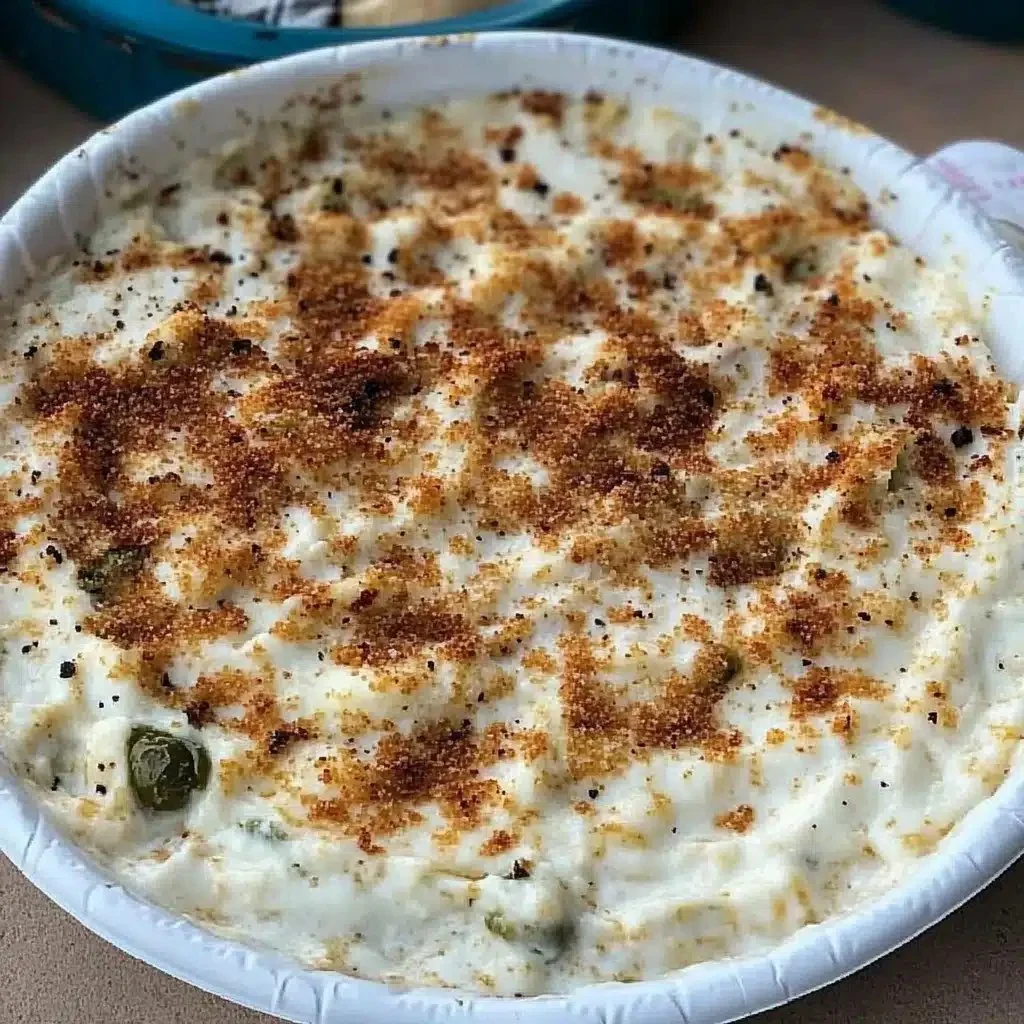 Delicious jalapeño popper dip served in a bowl for party snacks.