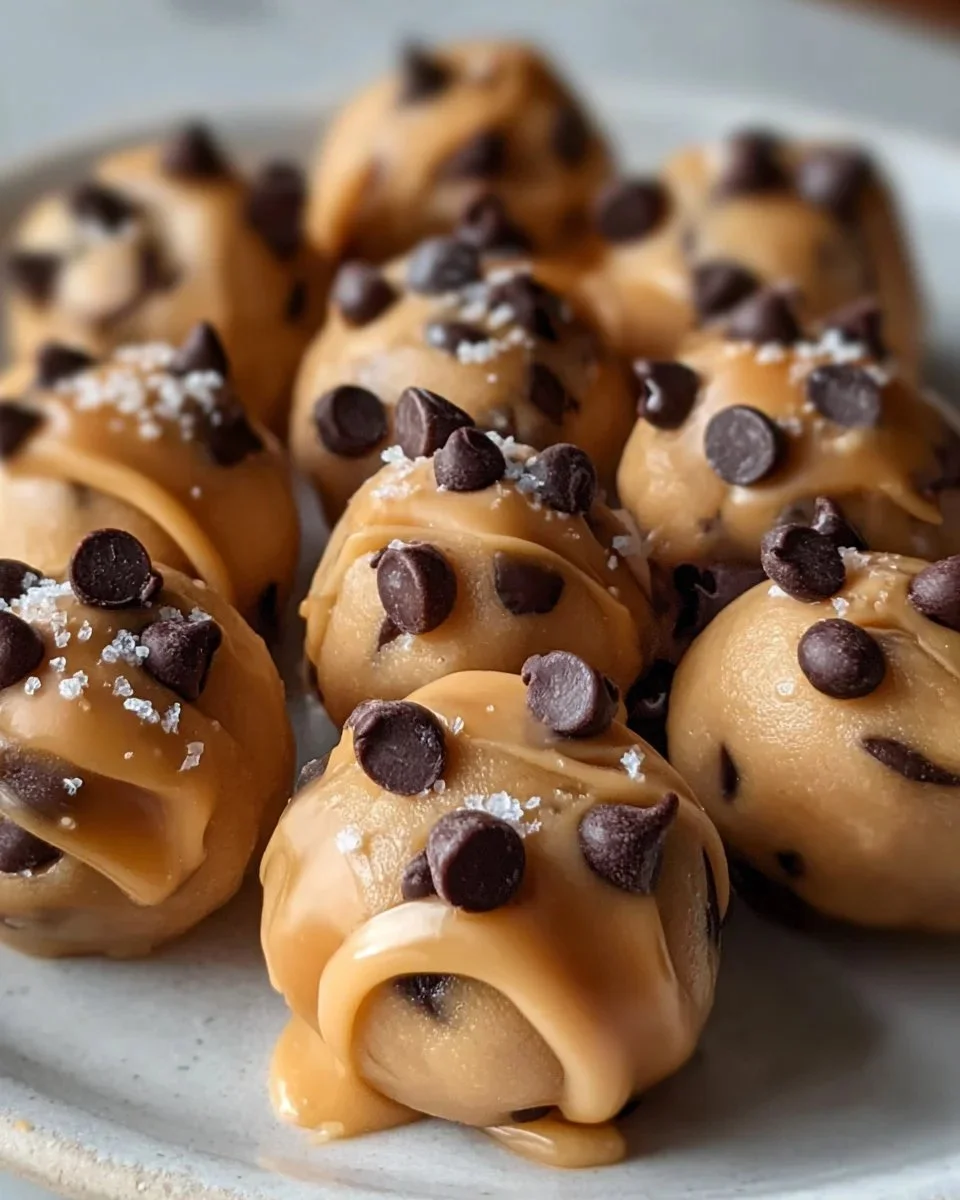 Frozen Greek yogurt peanut butter bites, a healthy and delicious snack option.