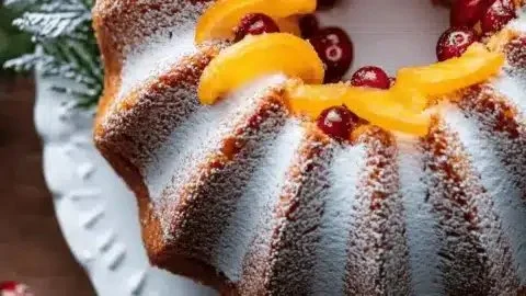 Delicious cranberry orange bundt cake for festive occasions