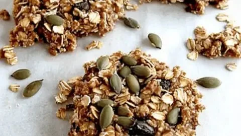 Nutty Seed and Oat Cakes, a healthy snack choice packed with flavor and nutrition.
