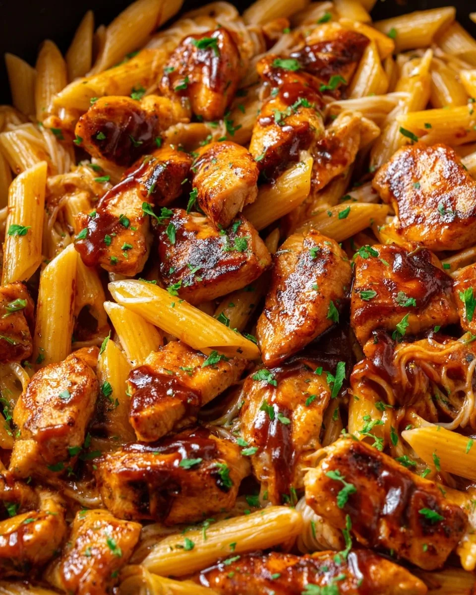 One-Pan Tangy Honey BBQ Chicken served with sides