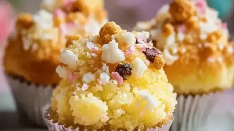 Rakhi Cupcake Soan Papdi - a festive treat combining traditional Indian sweets and cupcakes