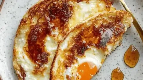 Hot honey mozzarella eggs dish for a quick protein boost