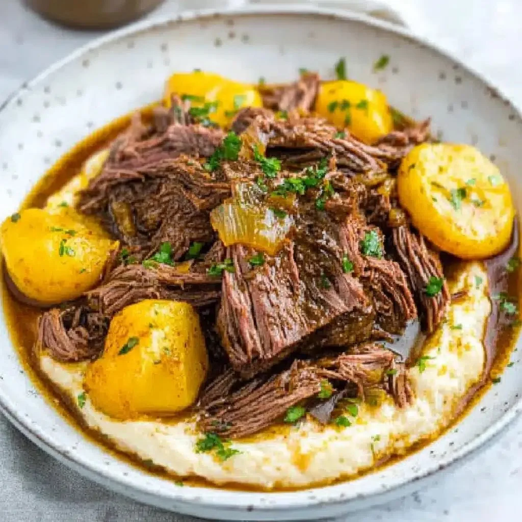 Delicious Mississippi pot roast cooked in a crockpot for tender, flavorful meals