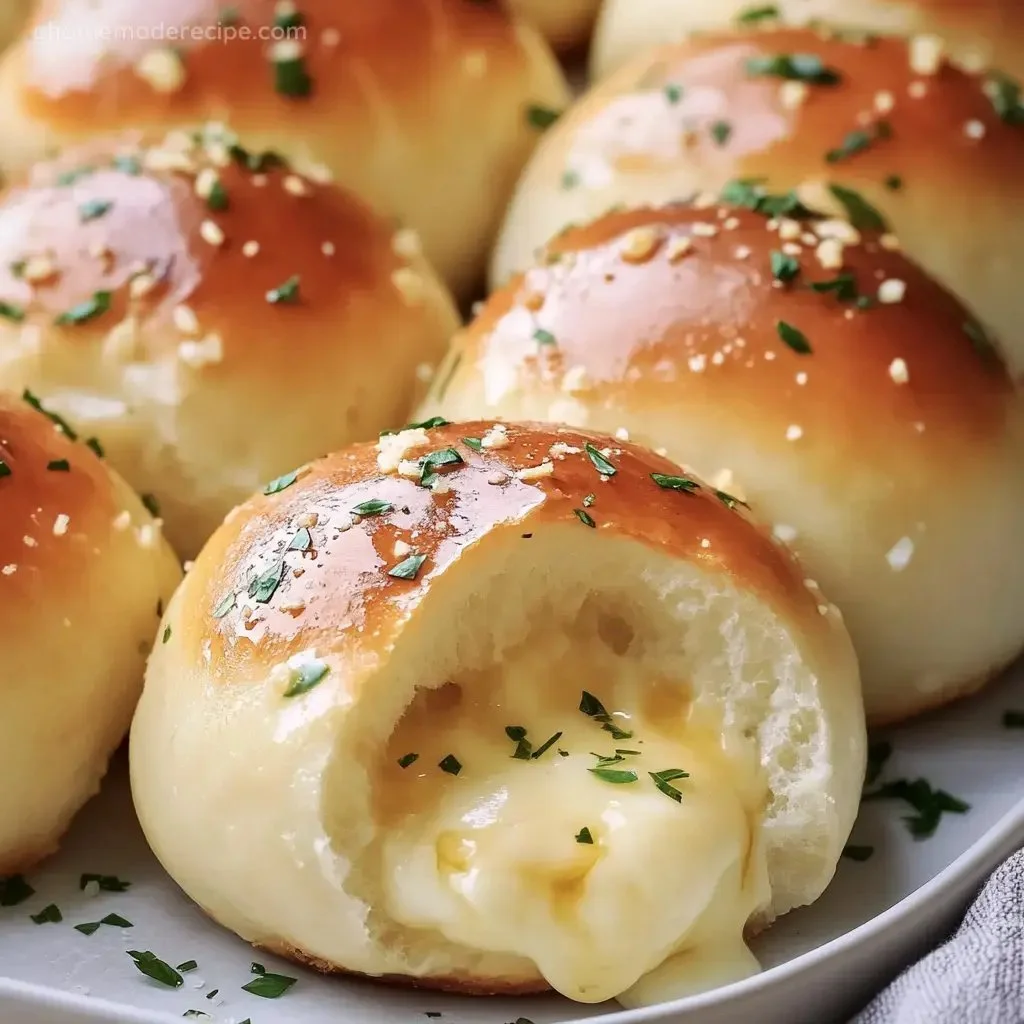 Delicious cheesy bombs ready to be served as a snack or party treat.