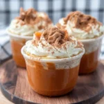 Easy pumpkin pie in a cup for kids, a fun no-bake Thanksgiving treat.