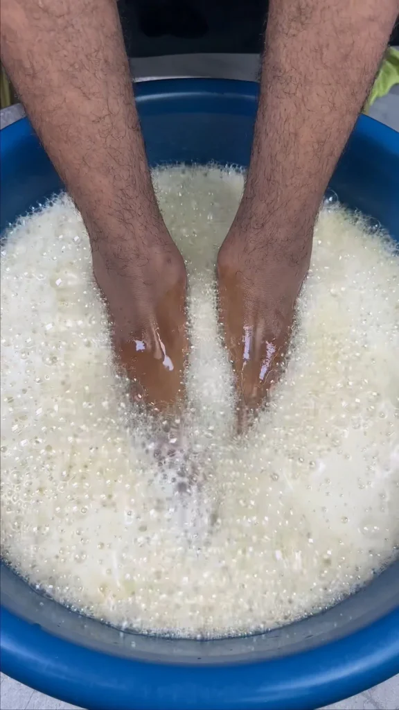 Home remedy for foot odor and nail fungus treatment