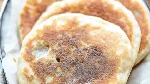 Delicious Hotteok Korean sweet pancakes filled with nuts and sugar