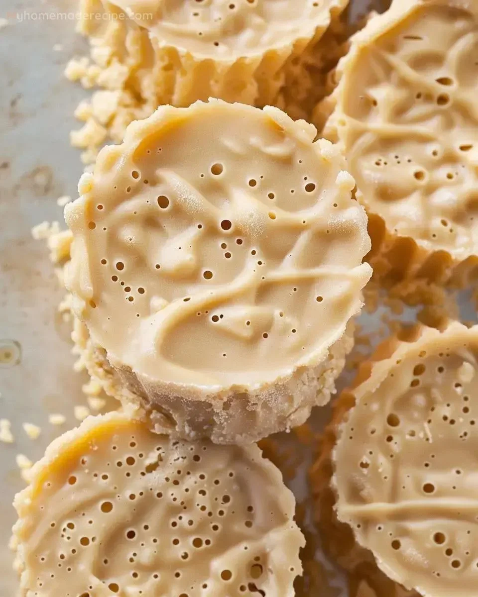 Deliciously creamy maple fudge squares on a rustic wooden table