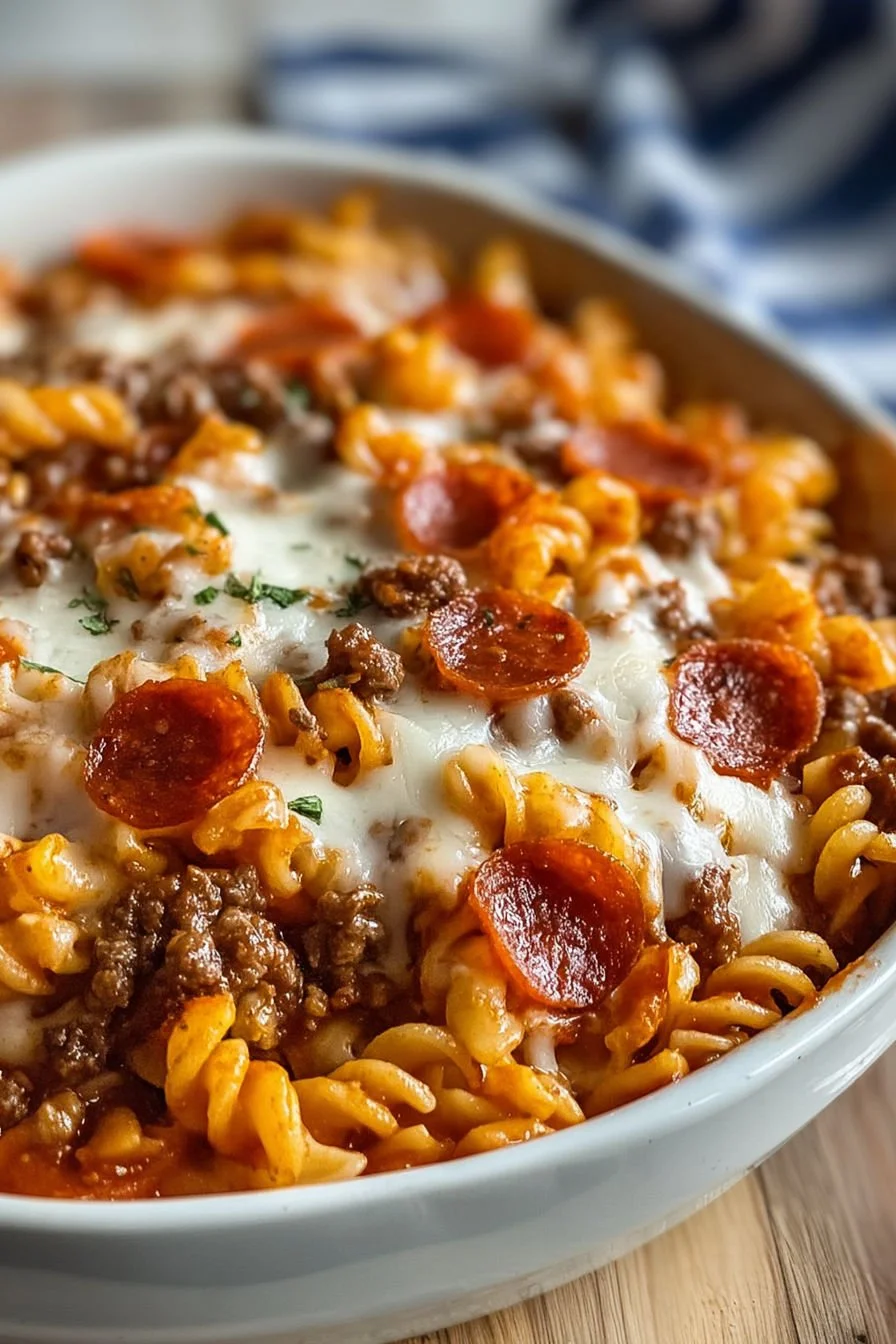 Delicious Meat Lovers Casserole Bake with various meats and cheese