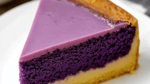 Delicious Ube Cake Flan dessert showcasing purple yam flavor and creamy texture