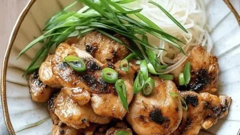 Delicious Chicken Bulgogi served with vegetables and rice.