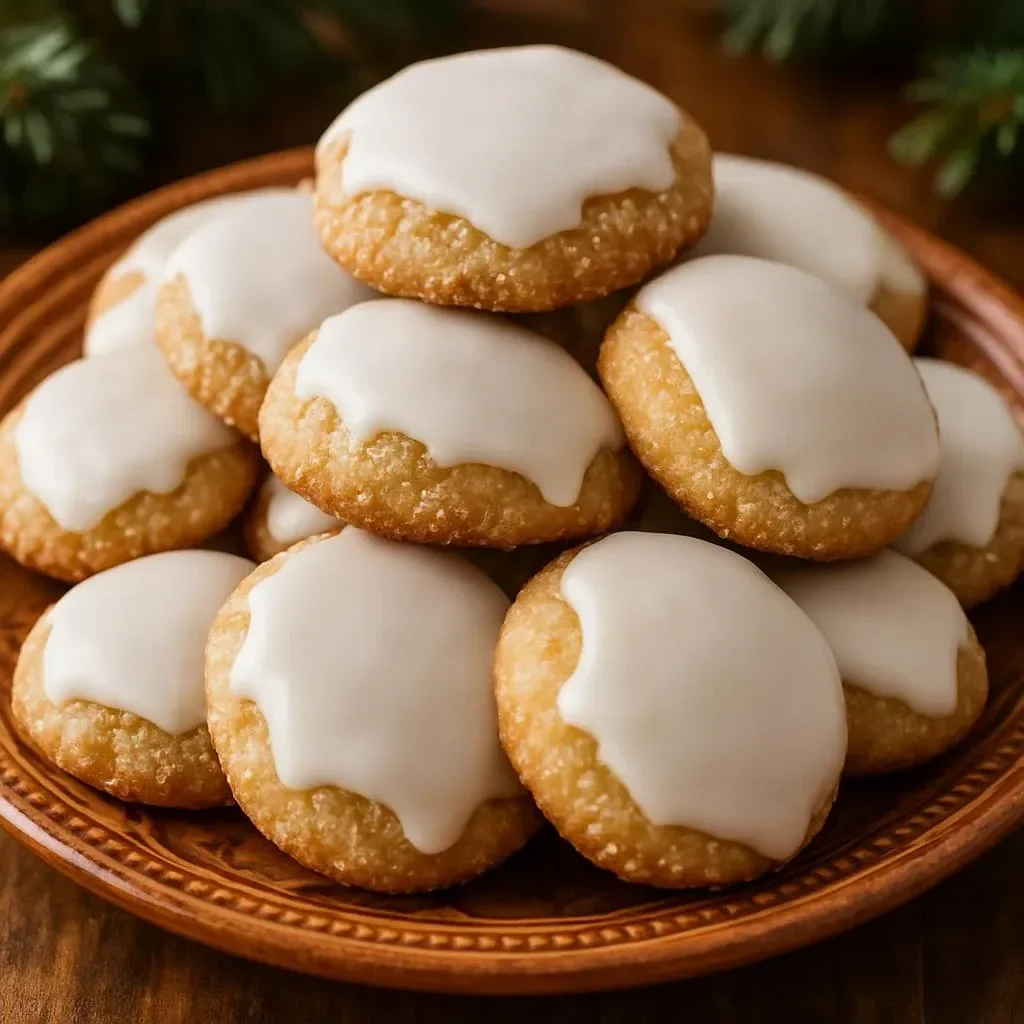Delicious pepper nuts cookies on a cozy table setting.