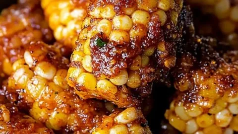 Delicious Wingstop Cajun Corn served in a bowl with herbs and spices