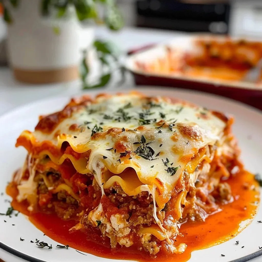 Delicious and cheesy lasagna rolls ready to serve on a plate.