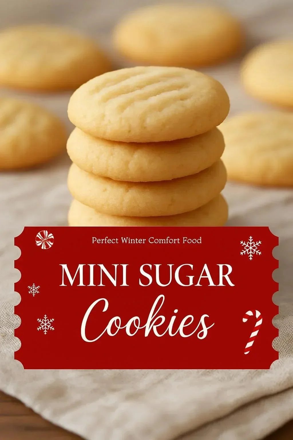Plate of mini sugar cookies with sprinkles and icing