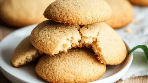 Soft honey cookies served on a festive plate, perfect for celebrations