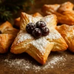 Irresistible Christmas tart pastries decorated for the holiday season