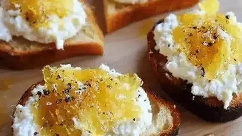 Delicious Zesty Challah Bruschetta with fresh toppings and herbs