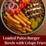 Delicious Bowl Burger served in a healthy, nutritious bowl layout.
